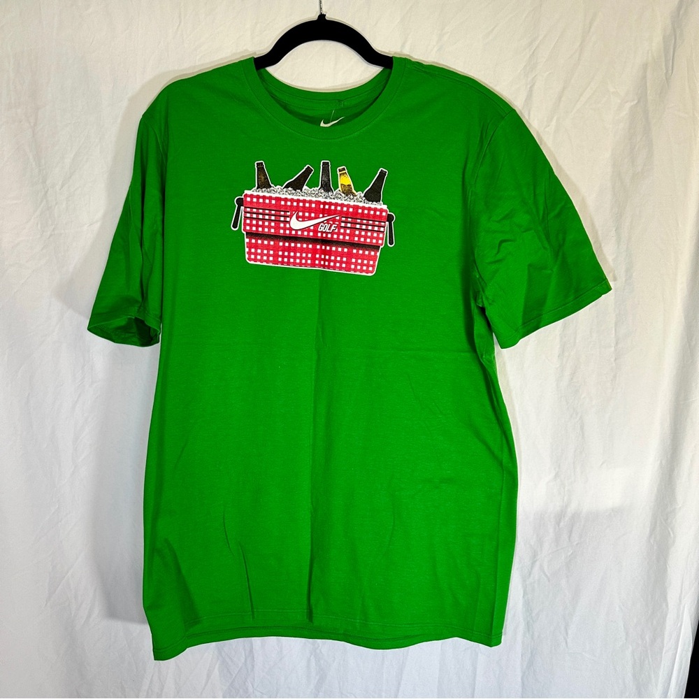 Nike Golf Graphic Tee Green L NWT